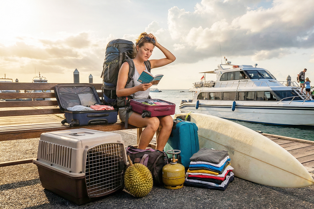 Hidden Luggage Rules: Can & Can’t Bring on Gili Fast Boat