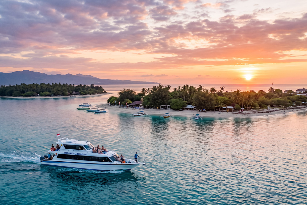 Island Hopping Gili (Between Trawangan, Meno, and Air)