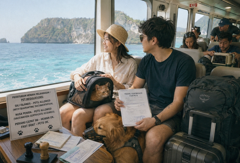 Can Bring Dogs or Cats to the Gili Islands & Nusa Penida?
